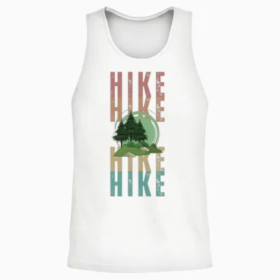 Hike Unisex Tank Top - White