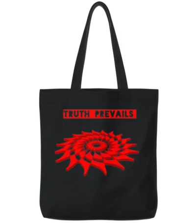 Truth Prevails Tote Bags - Black