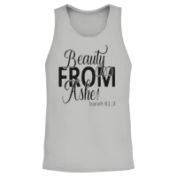 Beauty from Ashes Bright Unisex Tank Top - Ash – 2