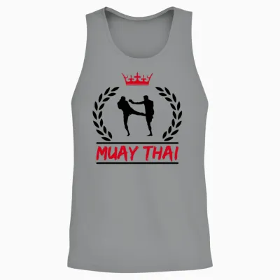 Muay Thai Unisex Tank Top - Sport Grey