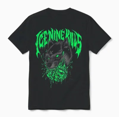 Ice Nine Kills Panther Unisex T-Shirt - Black