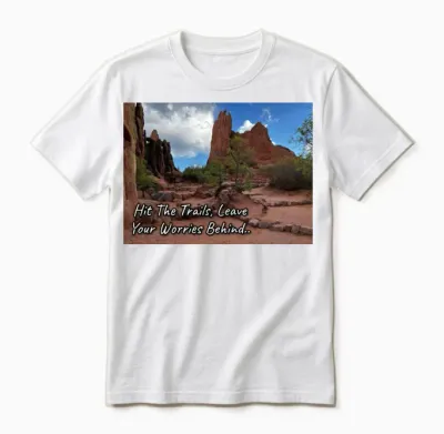Hiking Enthusiasts & Motivation Unisex T-Shirt - White