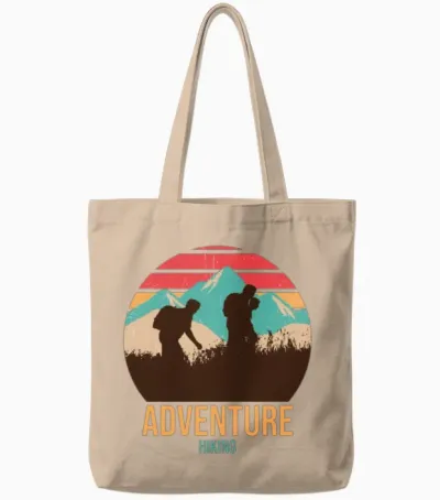 Adventure Hiking Tote Bags - Natural