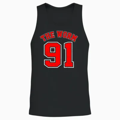 The Worm Dennis Rodman Unisex Tank Top - Black