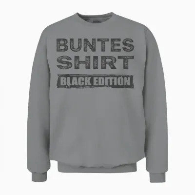 Sarkasmus Black Edition: Buntes Unisex Sweatshirt - Sport Grey