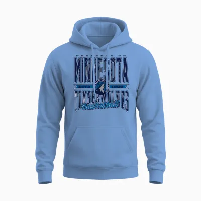 Nba Minnesota Timberwolves Nonstop-Action Unisex Hoodie - Carolina Blue