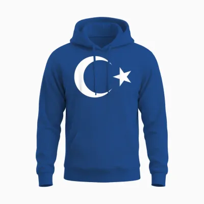 Türkische Flagge Unisex Hoodie - Royal