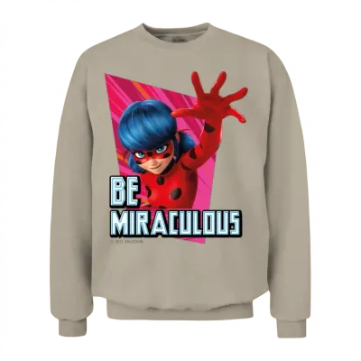 Miraculous Ladybug Be Miraculous Unisex Sweatshirt - Sand