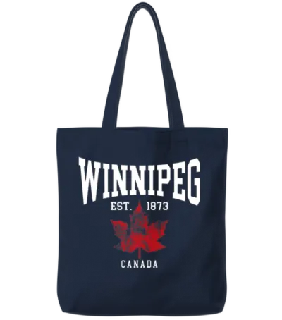 Winnipeg Tote Bags - Navy