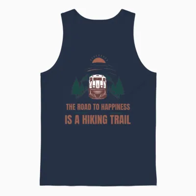 Hiking Unisex Tank Top - Navy