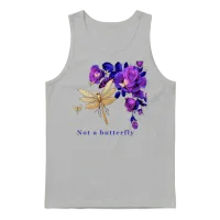 Not a Butterfly Unisex Tank Top - Ash – 1