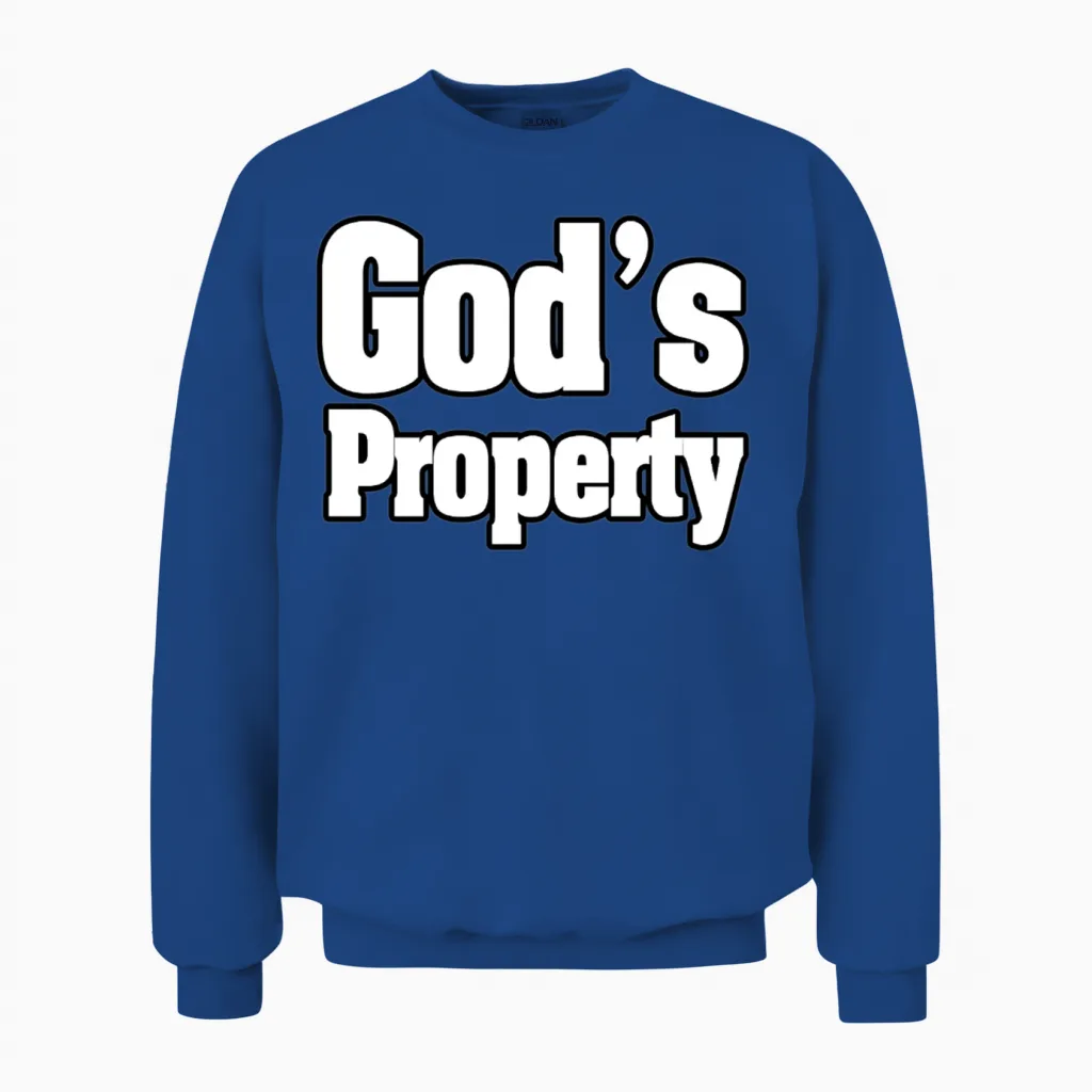 God's Property 27-1 - Christian & Faith Unisex Sweatshirt in Royal