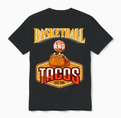 Basketball Fan Retro Unisex T-Shirt - Black