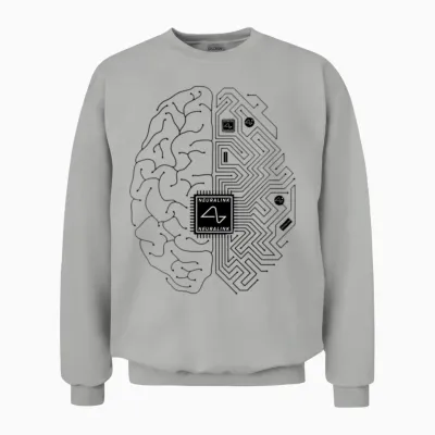 Neuralink Unisex Sweatshirt - Ash