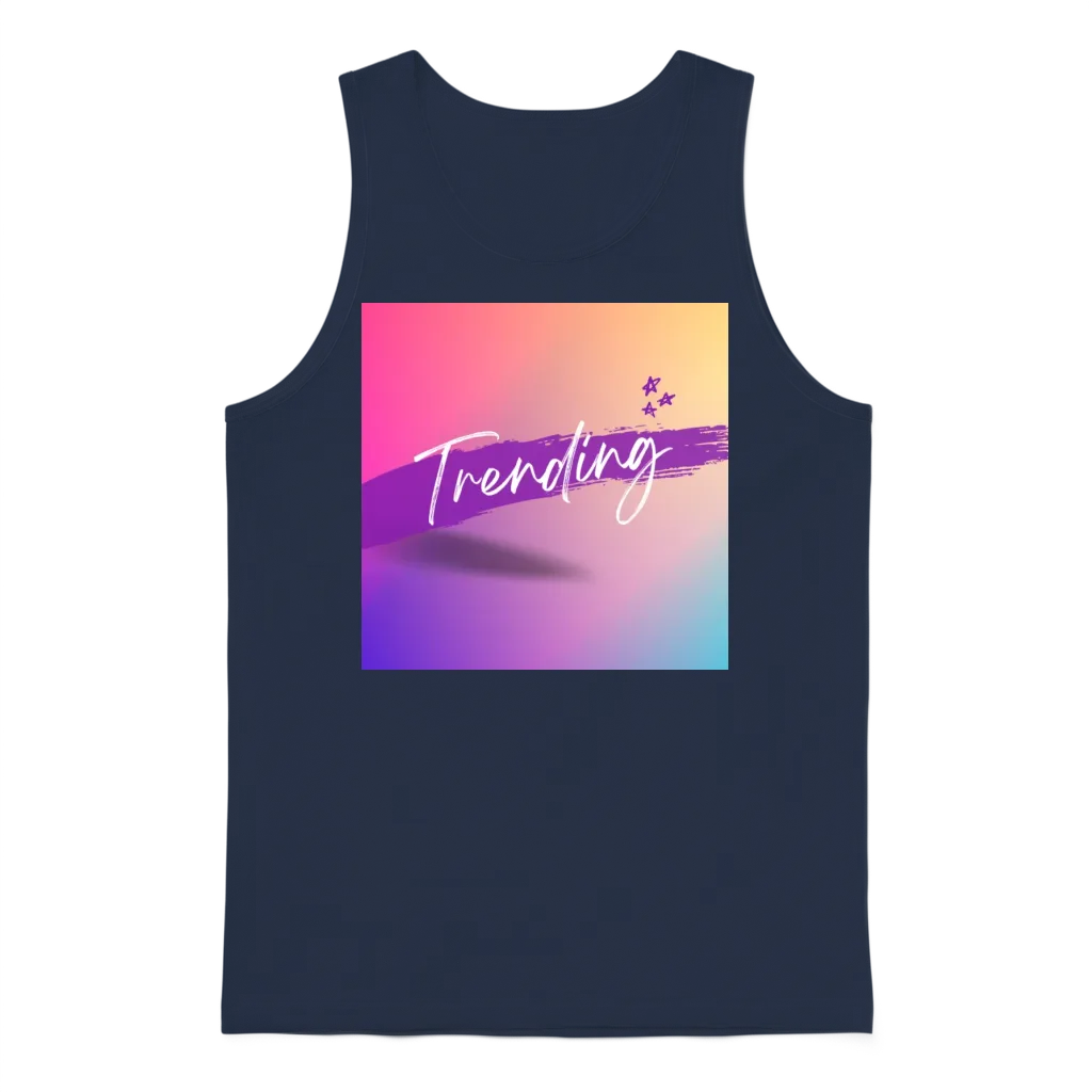 Trending Now Unisex Tank Top - Navy