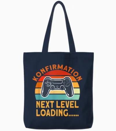 Jugendliche Konfirmation Outfit Mädchen Jungen Tote Bags - Navy