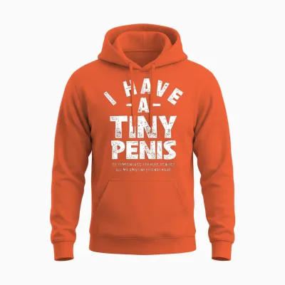 Funny-Adult Unisex Hoodie - Orange