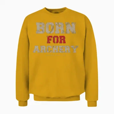 Archery Sport Retro Unisex Sweatshirt - Gold