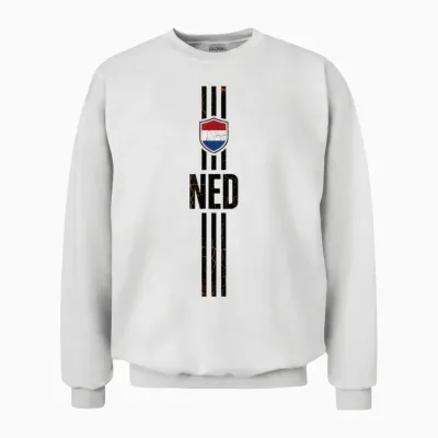 Netherlands Tshirt Dutch Holland Netherland Nederland Unisex Sweatshirt - White