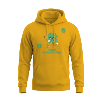 Happy St. Patrick's Day Unisex Hoodie - Gold