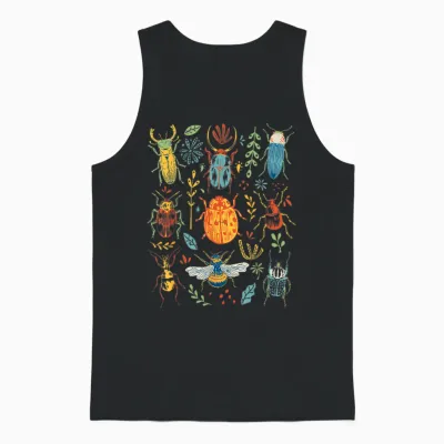 Insect Bug Collection Collector Entomologist Entomology Unisex Tank Top - Black
