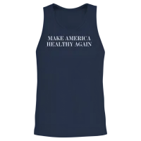 Make America Healthy Again Merch Unisex Tank Top - Navy – 2