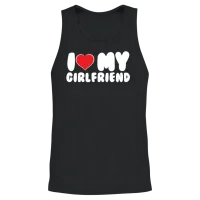 I Love My Girlfriend I Heart My Girlfriend Gf Unisex Tank Top - Black – 2