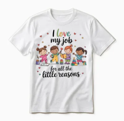 Proud Preschool Teacher Team Unisex T-Shirt - White