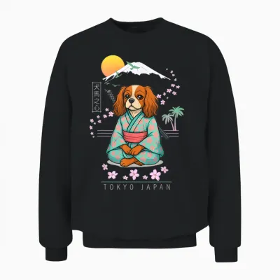 Cavalier King Charles Spaniel Unisex Sweatshirt - Black