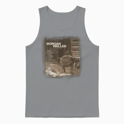 Official Morgan Wallen Tracklist Unisex Tank Top - Sport Grey