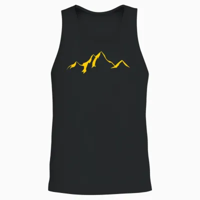 Mountain Scenery / Mountains Unisex Tank Top - Black