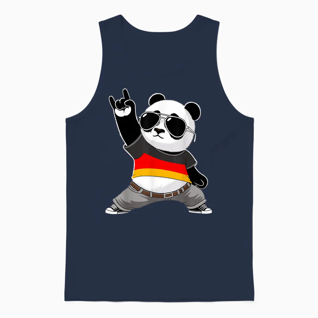 Deutschlandflagge Herren Damen Kinder Deutschland Unisex Tank Top in Navy