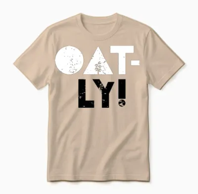 Oatly! Oat Milk Unisex T-Shirt - Natural