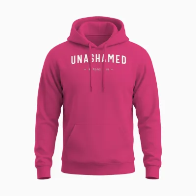 Unashamed Romans 1:16 Christian Quote Unisex Hoodie - Heliconia