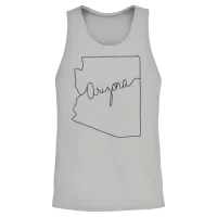 Arizona Unisex Tank Top - Ash – 2