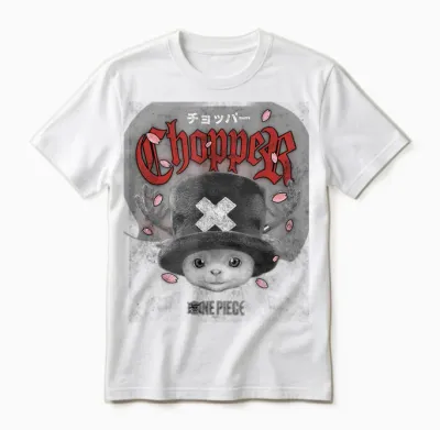 One Piece Chopper Heavy Metal Unisex T-Shirt - White
