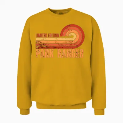 Park Ranger Vintage Retro Unisex Sweatshirt - Gold