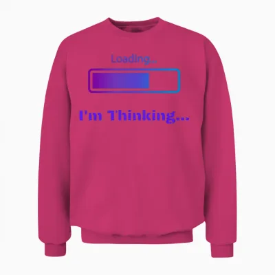 Loading... Funny Quotes Unisex Sweatshirt - Heliconia