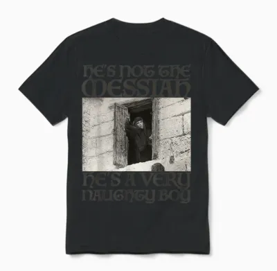 Monty Python Offizieller Messiah Naughty Boy Unisex T-Shirt - Black