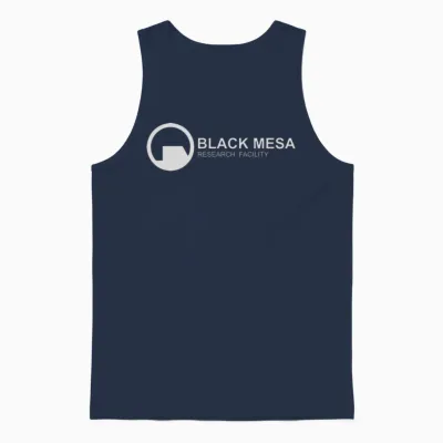 Black Mesa Research Facility Unisex Tank Top - Navy