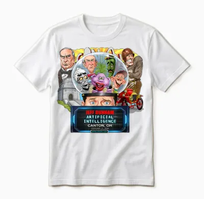 Jeff Dunham Canton, Oh (2026) Unisex T-Shirt - White