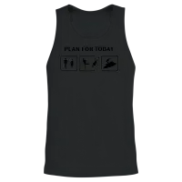 Funny Jetski Unisex Tank Top - Black – 2