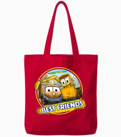 The Stinky and Dirty Show - Best Friends Tote Bags - Red