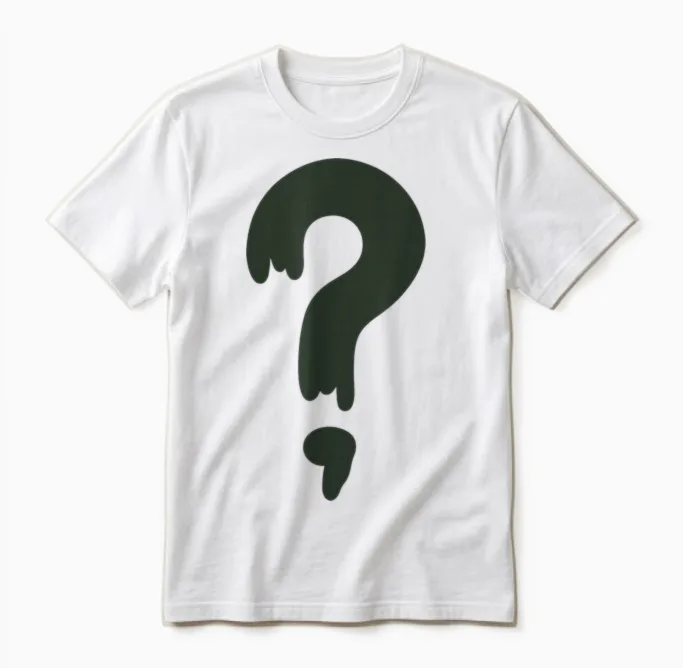 Mystery Shack ? Question Mark Staff Uniform Unisex T-Shirt in White