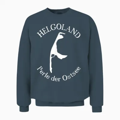 Helgoland or Sylt - Pearl of the Baltic Sea - Fun T-Shirt, Black Unisex Sweatshirt - Dark Heather