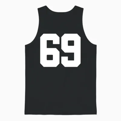 69 Unisex Tank Top - Black
