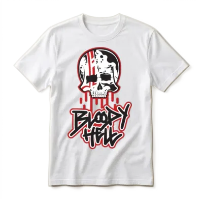 Bloody Hell Unisex T-Shirt - White