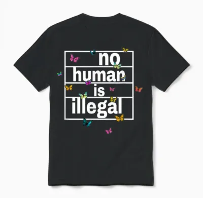 Kein Mensch Ist Illegal – Das Original Unisex T-Shirt - Black