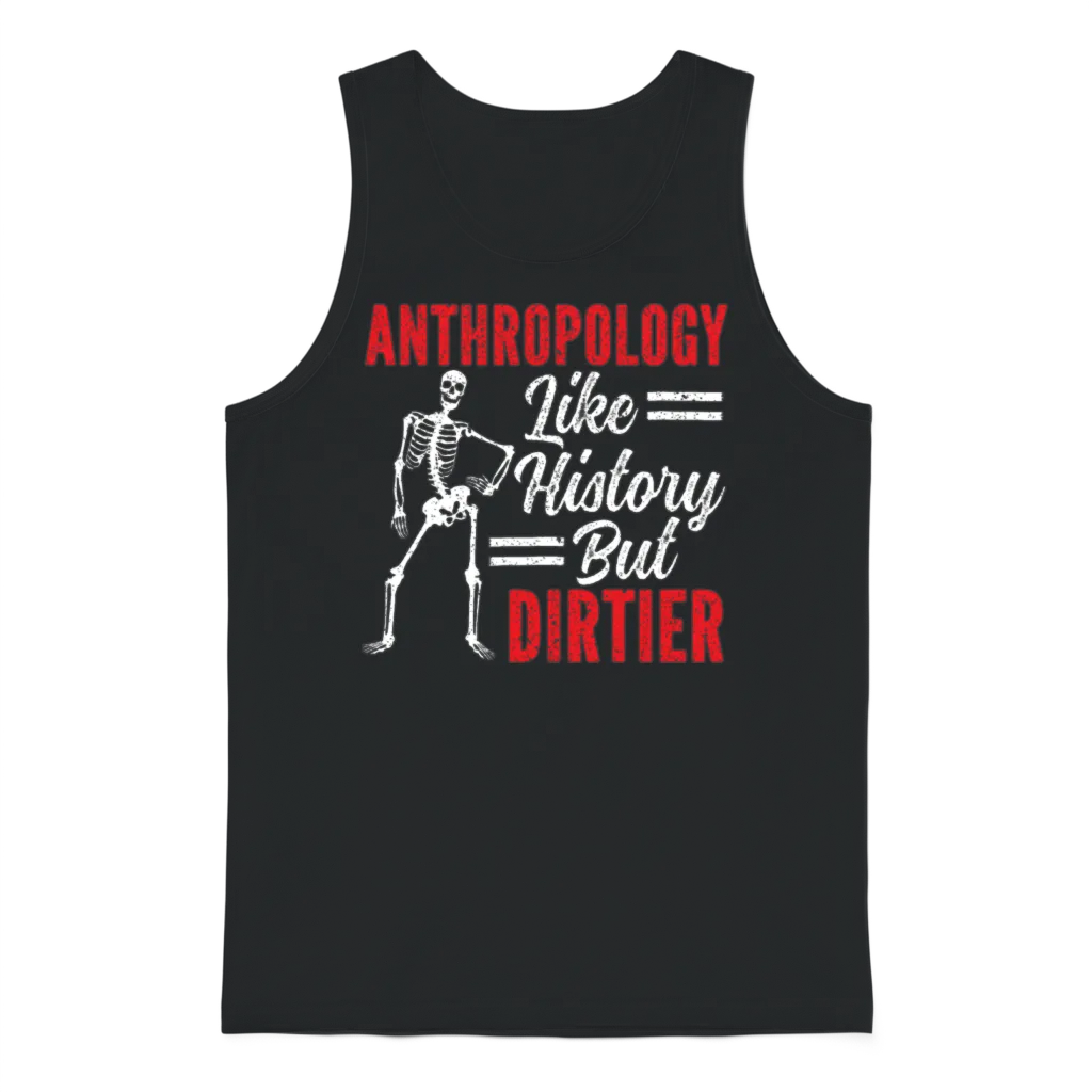 Anthropology Like History but Dirtier Unisex Tank Top - Black