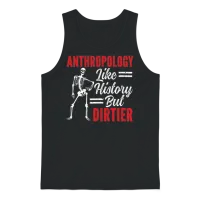 Anthropology Like History but Dirtier Unisex Tank Top - Black – 1